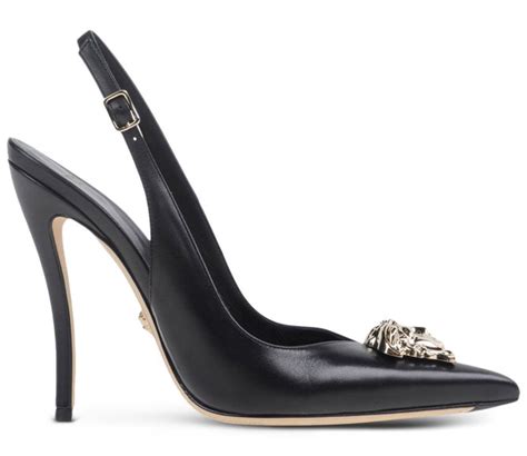 soulier versace|versace slingback shoes.